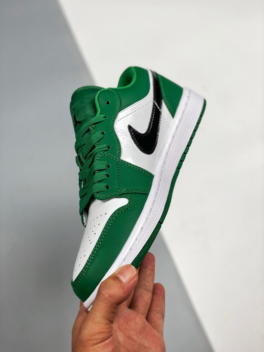Air jordan 1 low pine green 553558-301