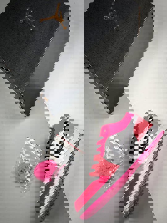 Air jordan 1 low pink and red 553560-162