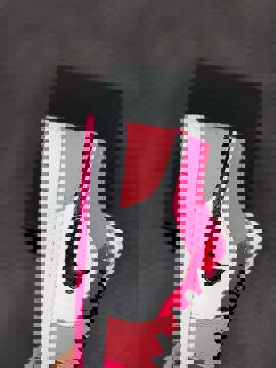 Air jordan 1 low pink and red 553560-162