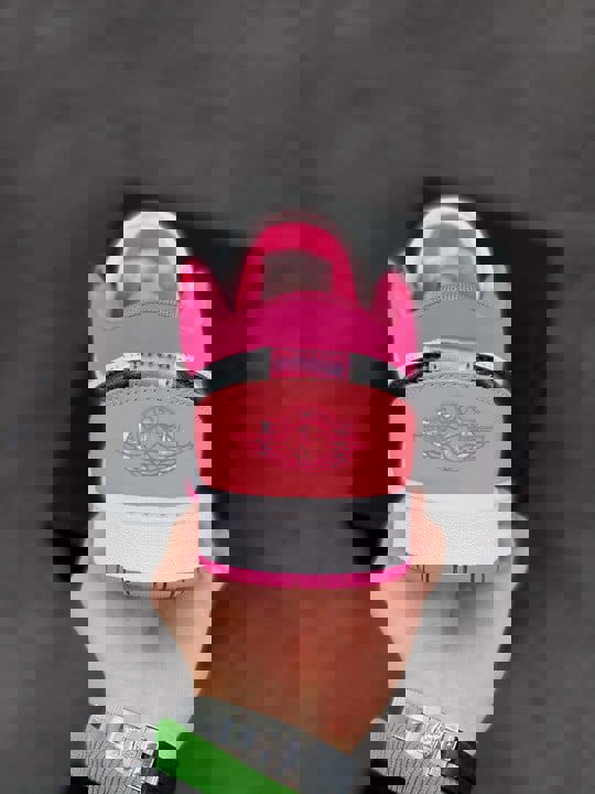 Air jordan 1 low pink and red 553560-162