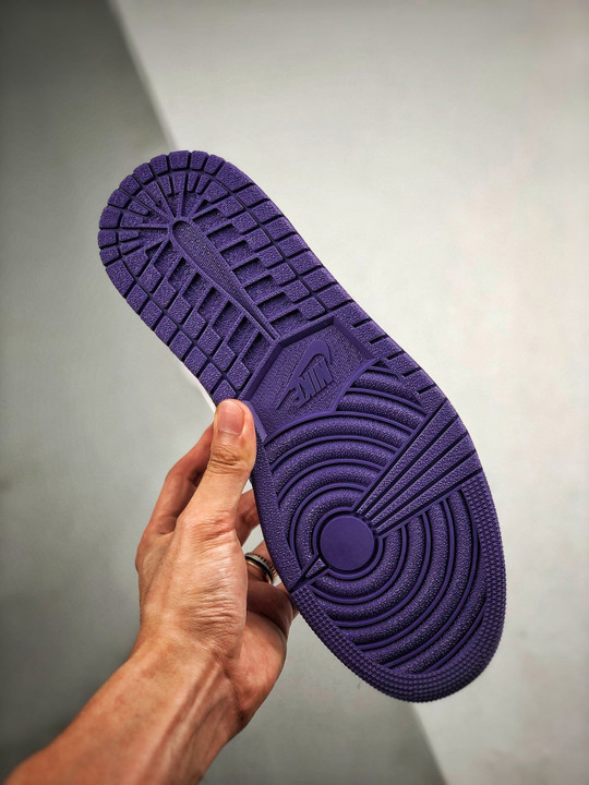 Air jordan 1 low purple black 553558-501