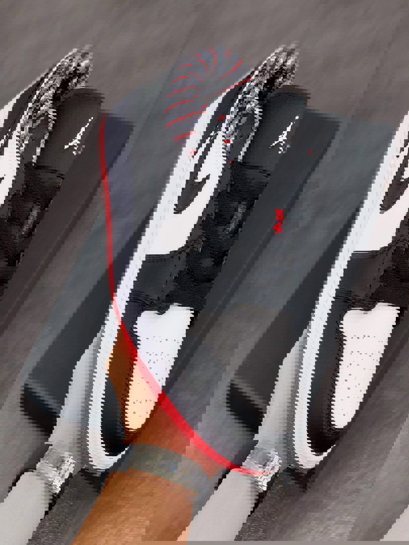 Air jordan 1 low quai 54″ black white dm0095-106