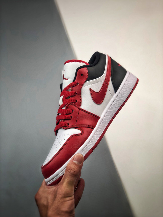 Air jordan 1 low reverse black toe dc0774-160