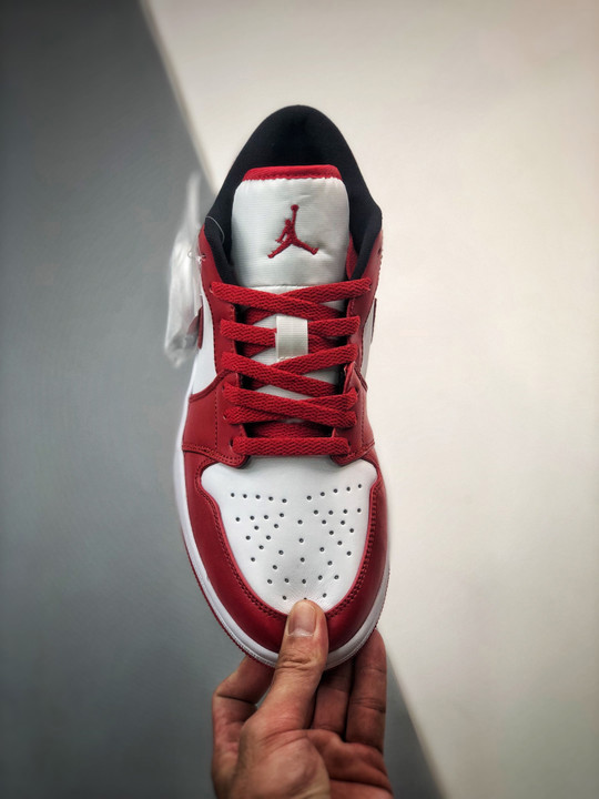 Air jordan 1 low reverse black toe dc0774-160