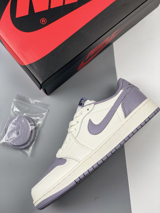 Air jordan 1 low sail/black-atmosphere grey cz0790-101