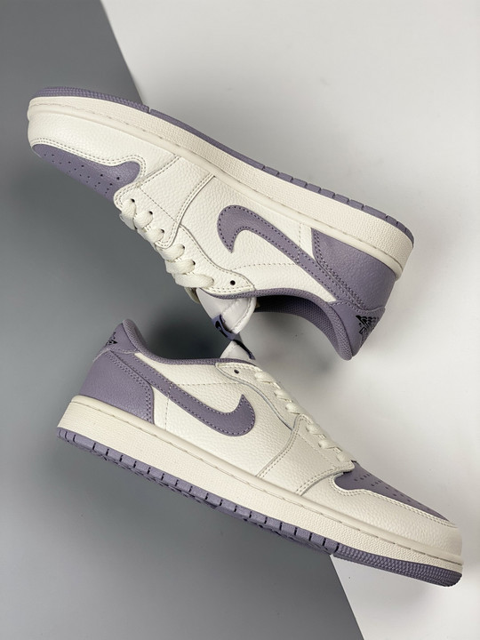 Air jordan 1 low sail/black-atmosphere grey cz0790-101