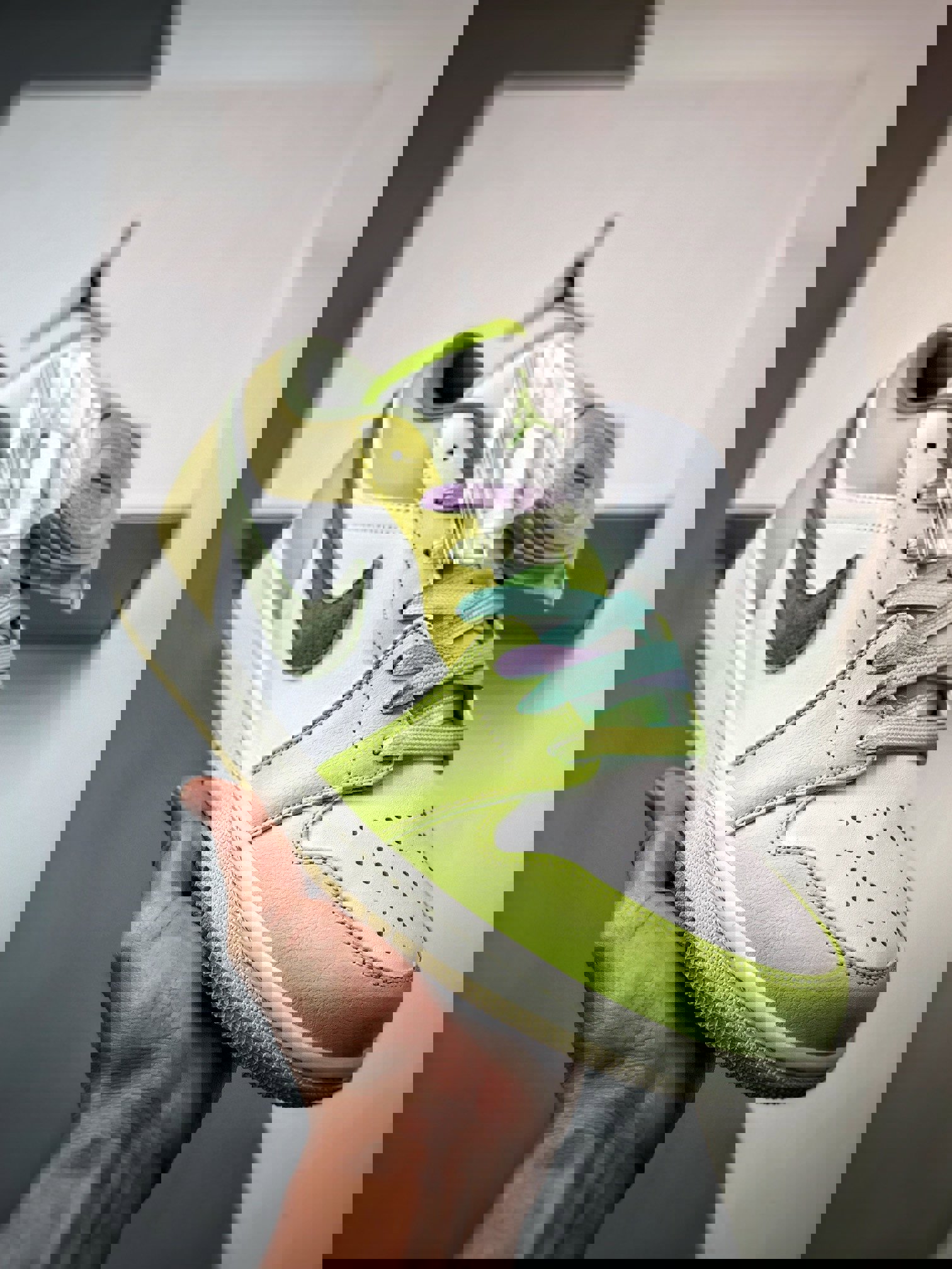 Air jordan 1 low sail/light olive-pale citron-desert fd9906-131