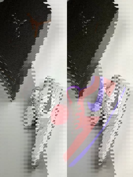 Air jordan 1 low se arctic punch/purple pulse/white