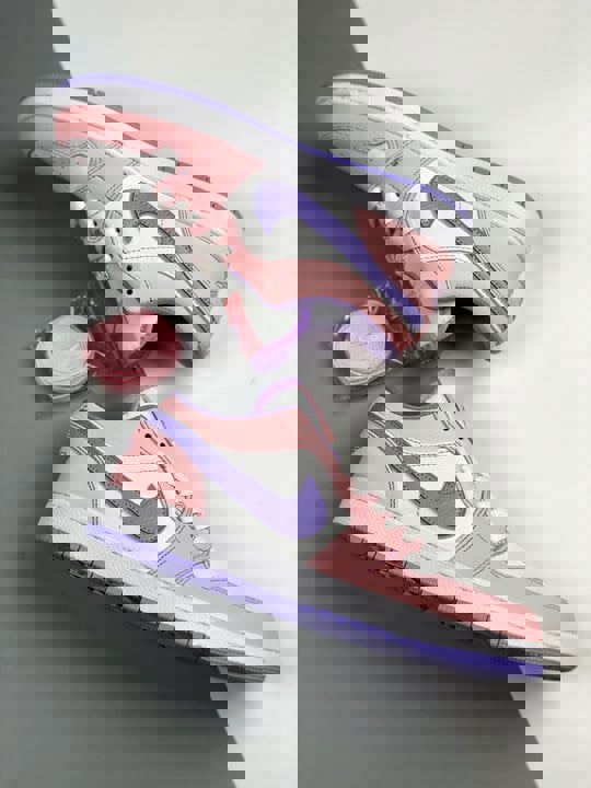 Air jordan 1 low se arctic punch/purple pulse/white