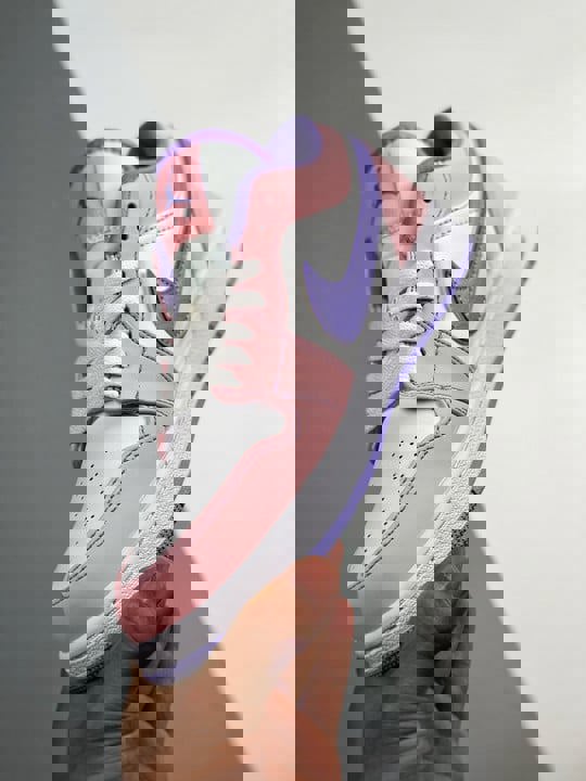 Air jordan 1 low se arctic punch/purple pulse/white