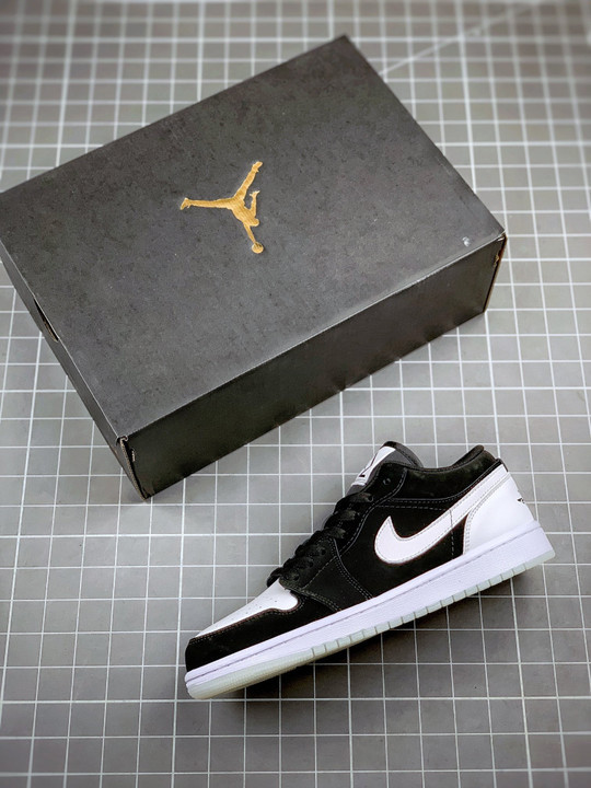 Air jordan 1 low se diamondblack/multi-color/white
