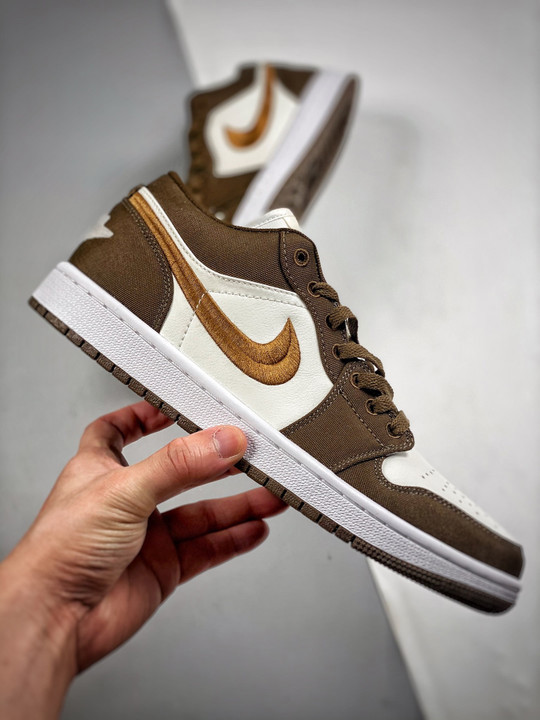 Air jordan 1 low se light olive/sail-white dv0426-301