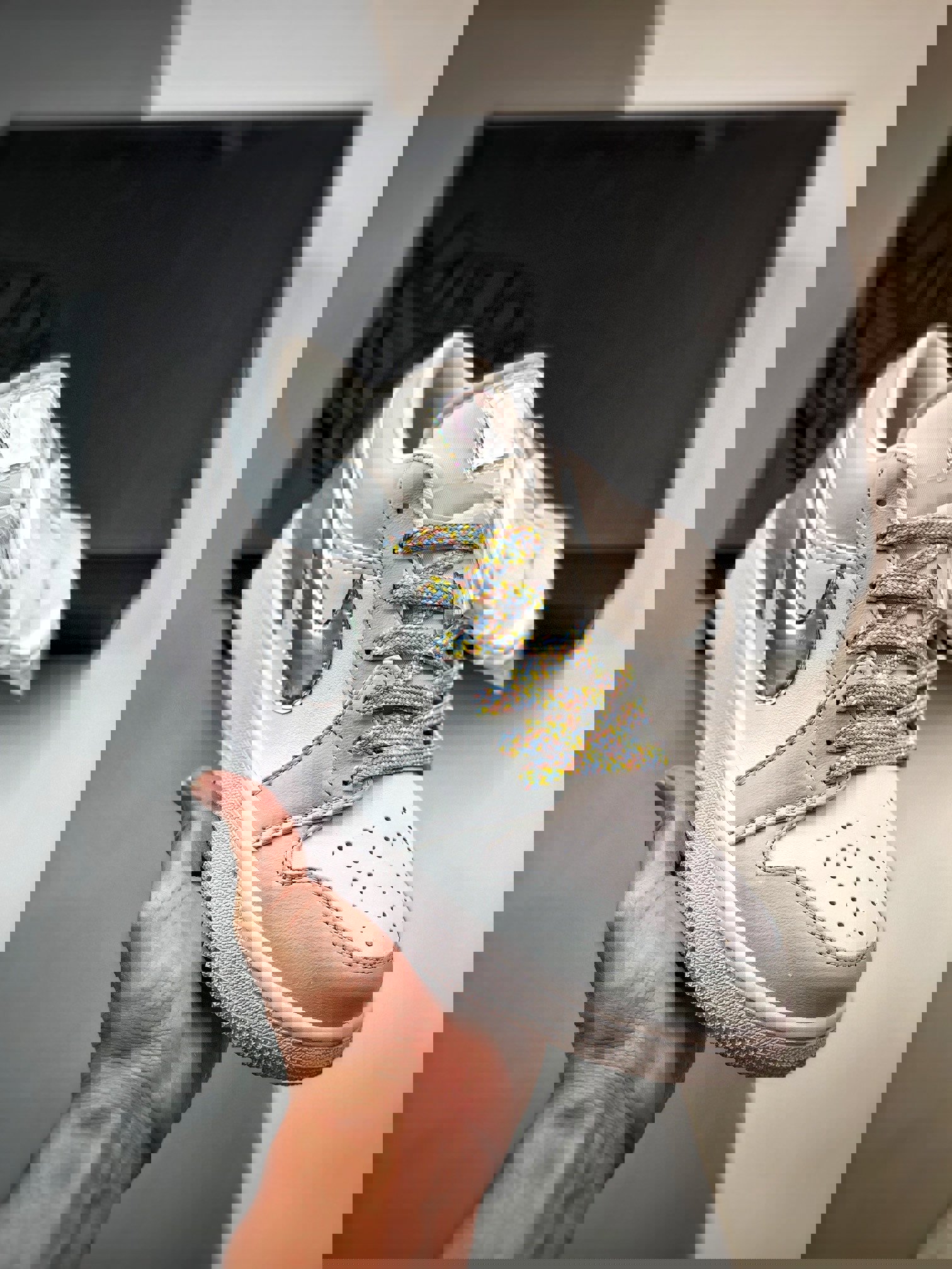 Air jordan 1 low se tear away silver white/light grey dx6070-101