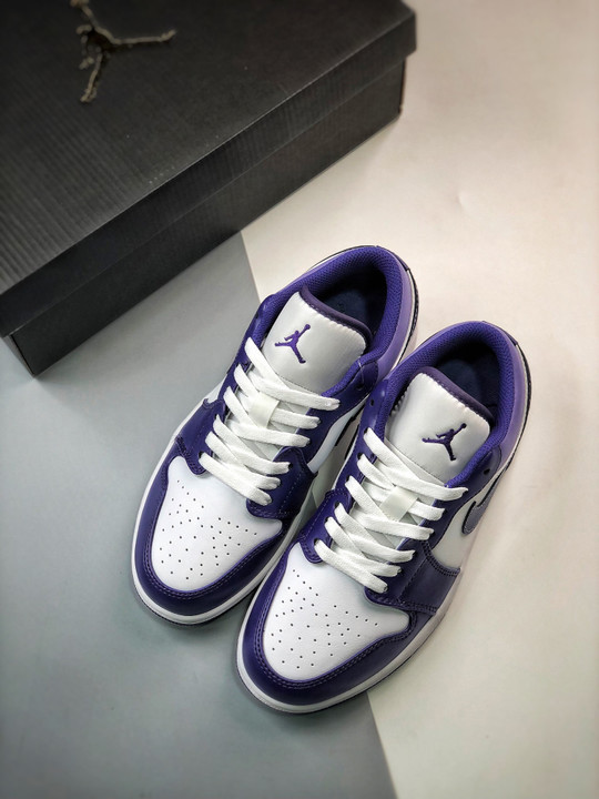 Air jordan 1 low sky j purple/white 553558-515