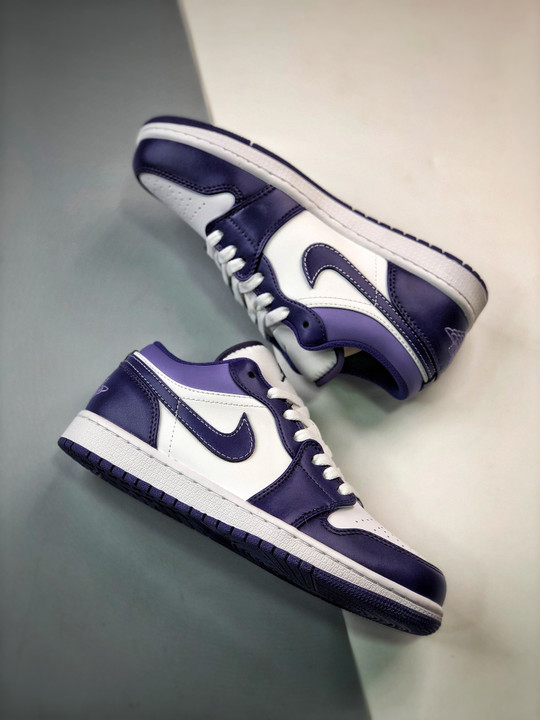 Air jordan 1 low sky j purple/white 553558-515