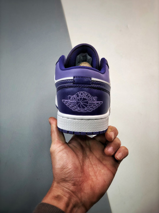 Air jordan 1 low sky j purple/white 553558-515