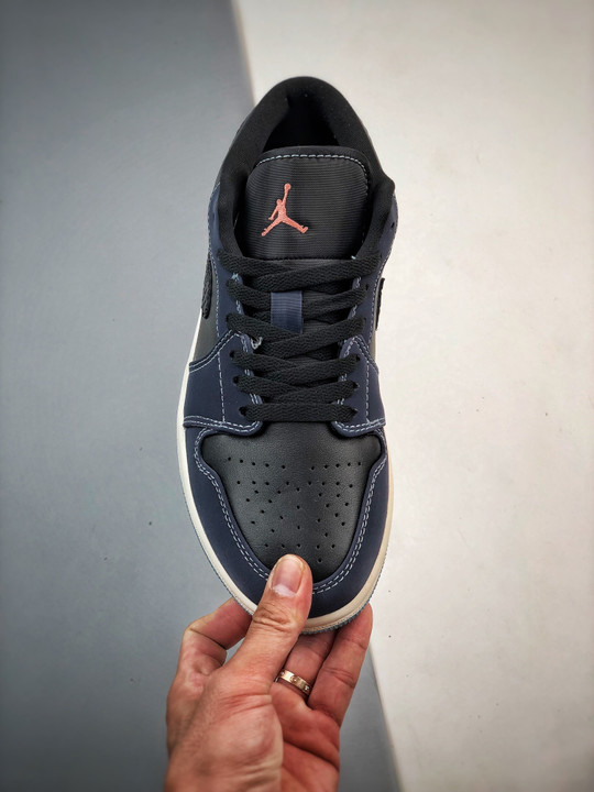 Air jordan 1 low snakeskin midnight navy fj5478-010