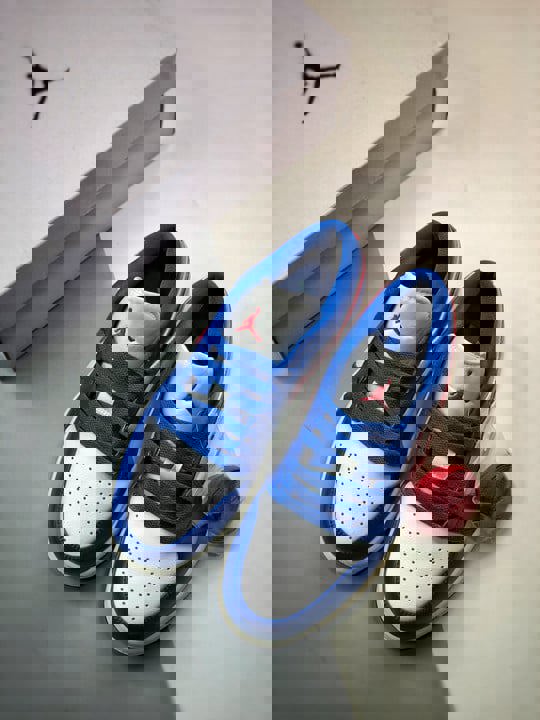 Air jordan 1 low sport blue/gym red-white dc0774-416