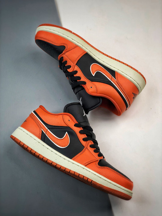 Air jordan 1 low sport spice/black-coconut milk dv1299-800