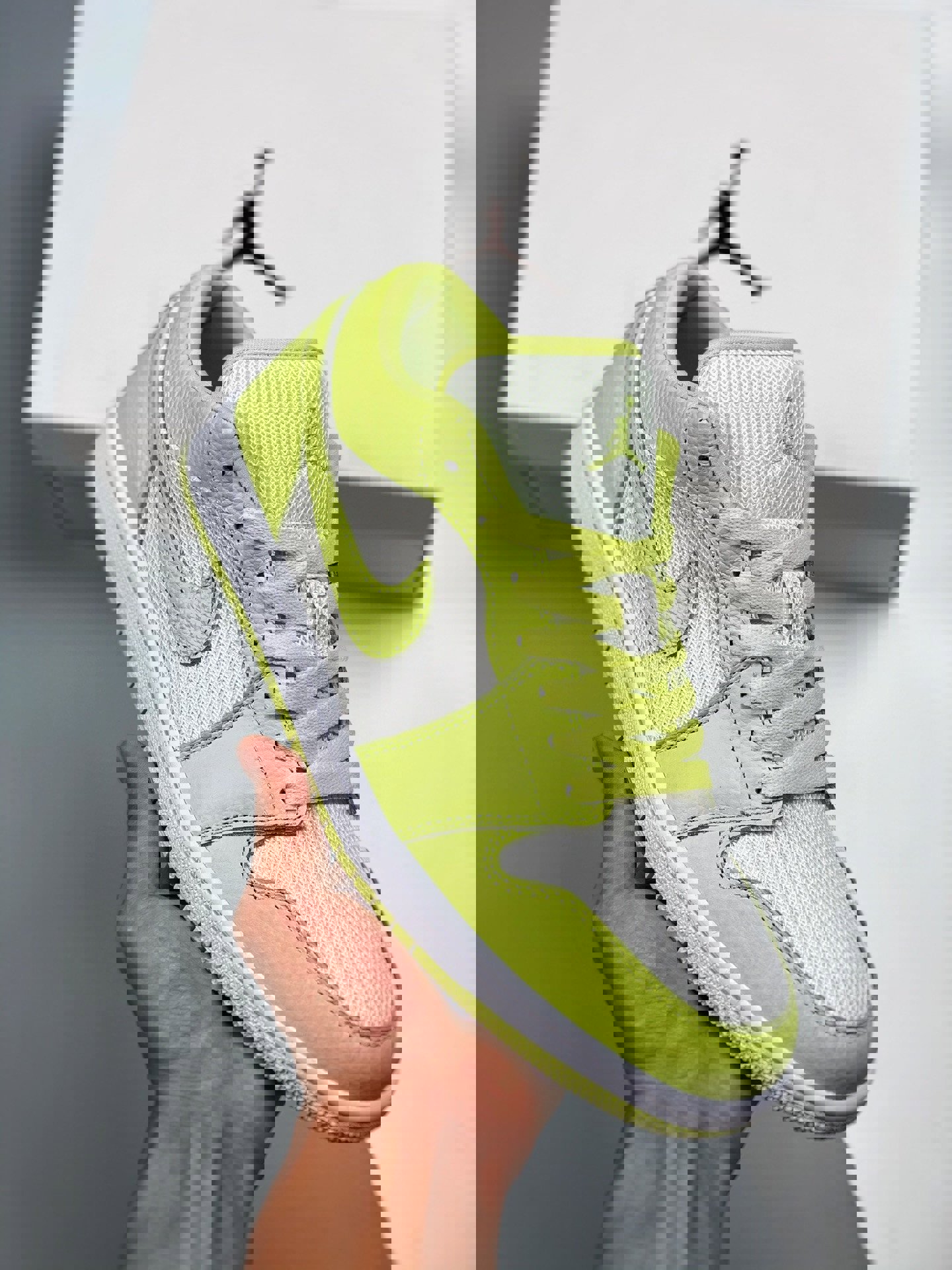 Air jordan 1 low summit white/limelight dh9619-103