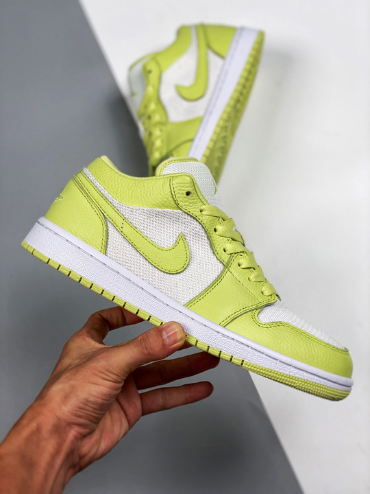 Air jordan 1 low summit white/limelight dh9619-103