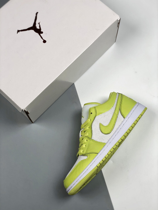 Air jordan 1 low summit white/limelight dh9619-103
