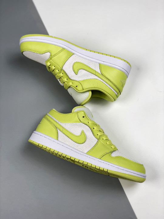 Air jordan 1 low summit white/limelight dh9619-103