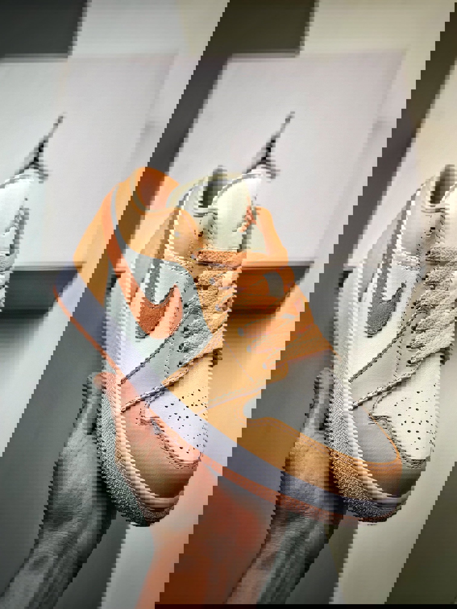 Air jordan 1 low sunset haze/bright citrus-white dc0774-801