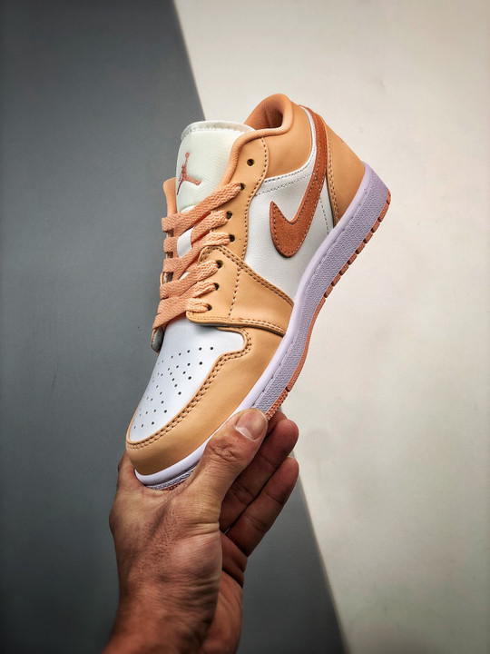 Air jordan 1 low sunset haze/bright citrus-white dc0774-801