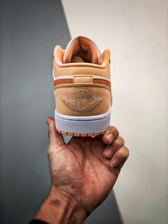 Air jordan 1 low sunset haze/bright citrus-white dc0774-801