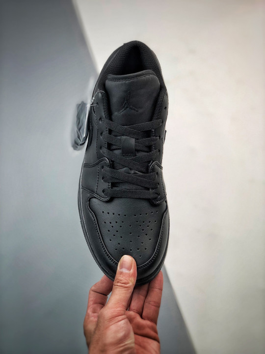 Air jordan 1 low triple black 553558-093
