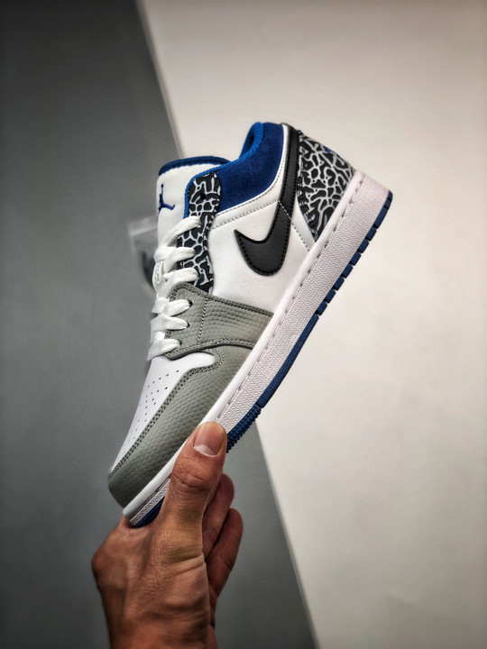 Air jordan 1 low true bluedm 1199-140
