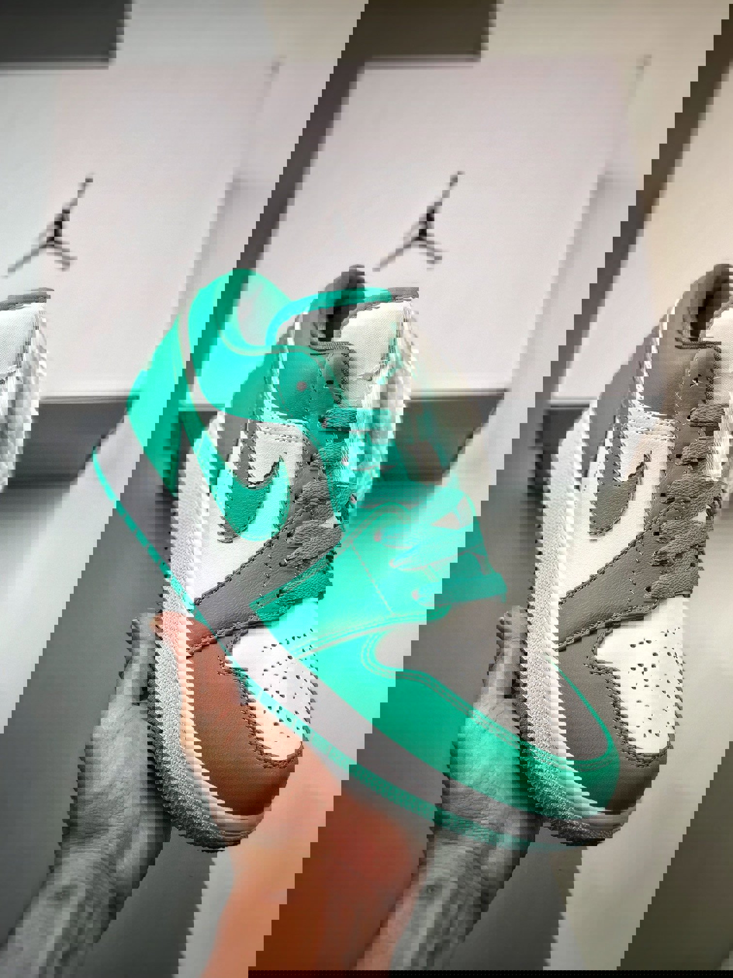 Air jordan 1 low turquoise white dc0774-132