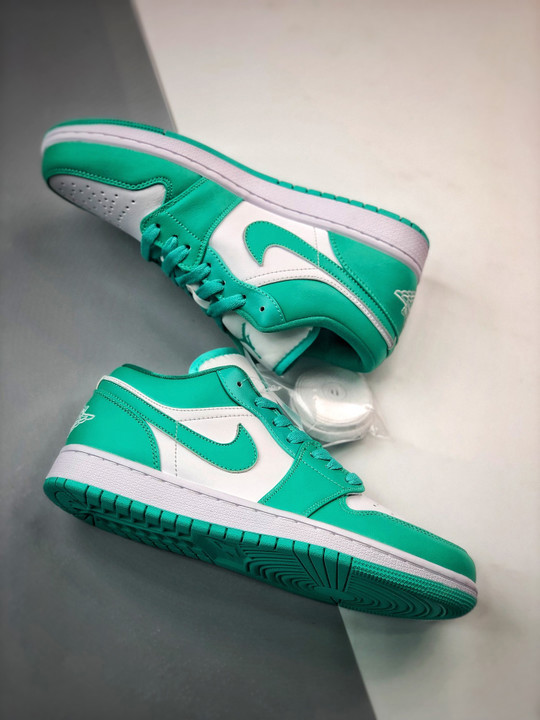 Air jordan 1 low turquoise white dc0774-132