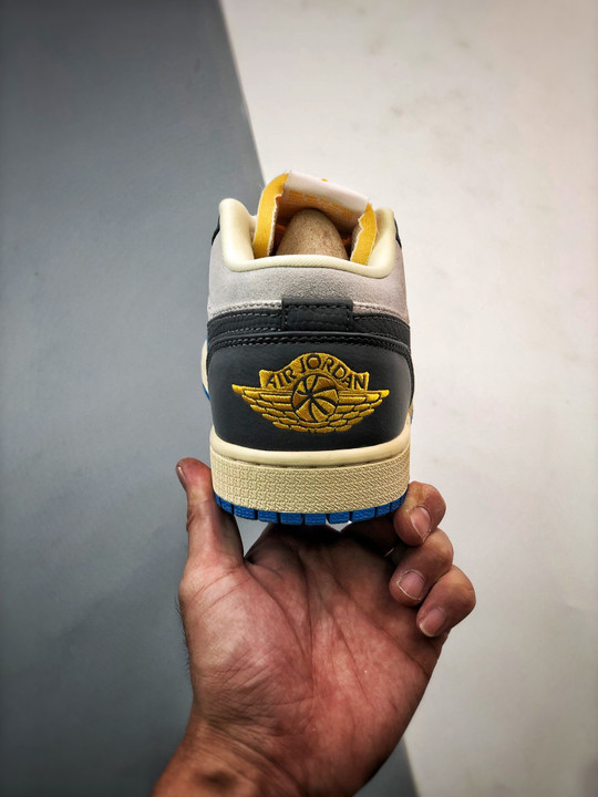 Air jordan 1 low unc greywhite/university blue-grey-sail