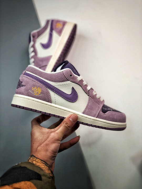 Air jordan 1 low unity purple smoke/sail dr8057-500