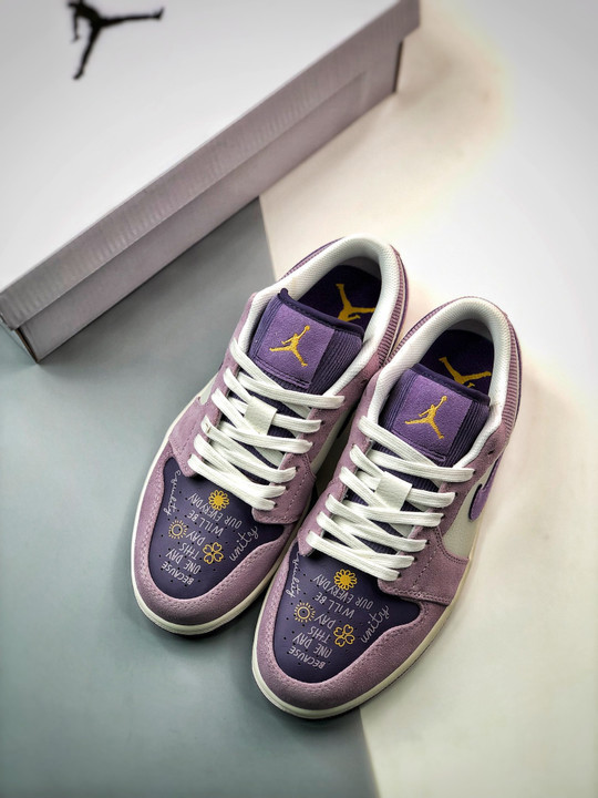 Air jordan 1 low unity purple smoke/sail dr8057-500