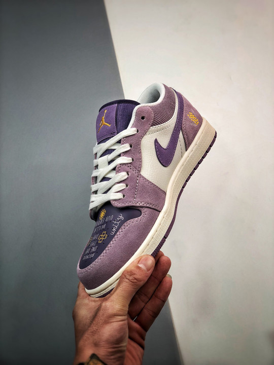 Air jordan 1 low unity purple smoke/sail dr8057-500
