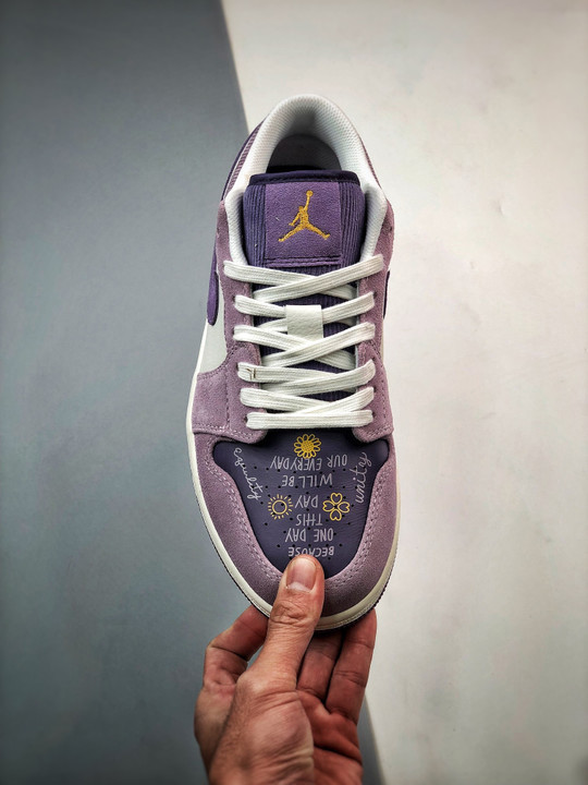 Air jordan 1 low unity purple smoke/sail dr8057-500