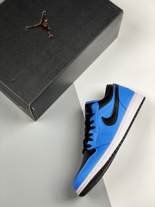 Air jordan 1 low university blue/black-white