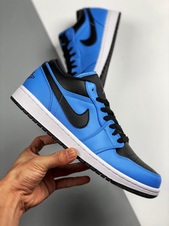Air jordan 1 low university blue/black-white