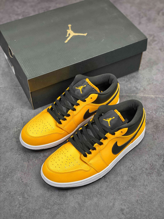 Air jordan 1 low university gold/black-white