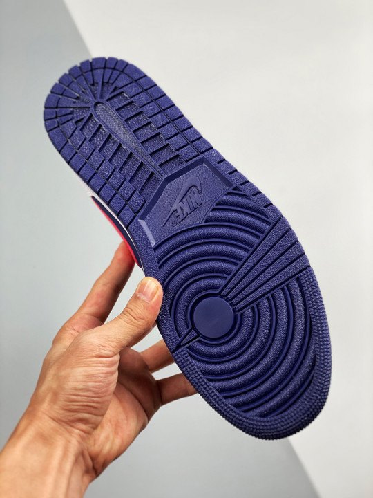 Air jordan 1 low usanavy blue/white-red cz8454-400