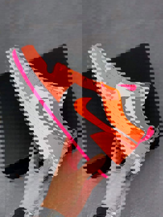 Air jordan 1 low utility gs pink white