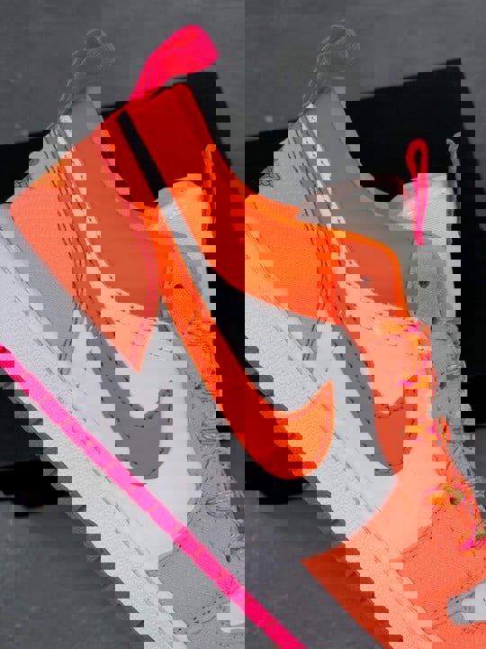 Air jordan 1 low utility gs pink white