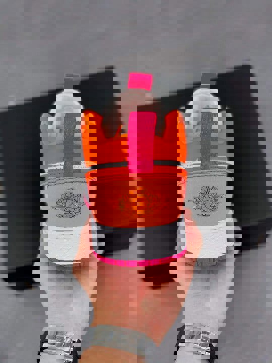 Air jordan 1 low utility gs pink white