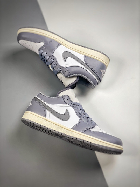 Air jordan 1 low vintage grey 553558-053