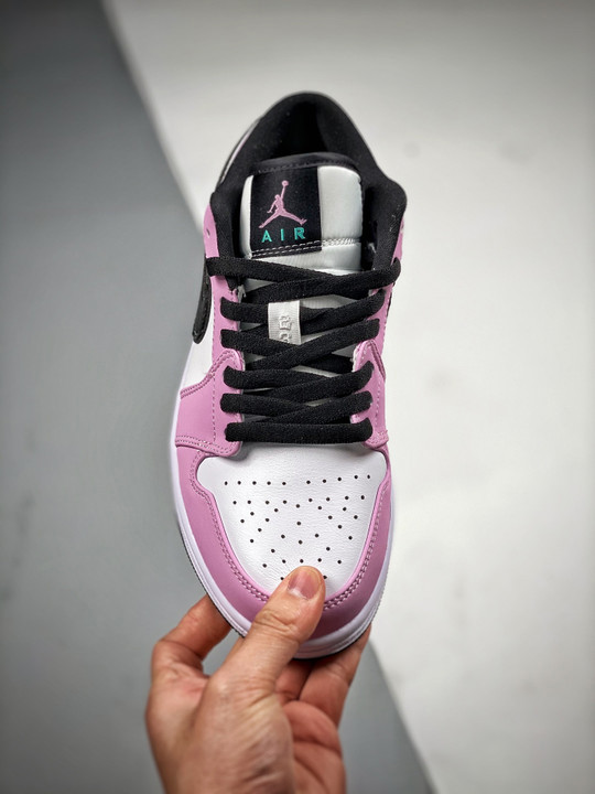 Air jordan 1 low violet shock/black-tropical twist