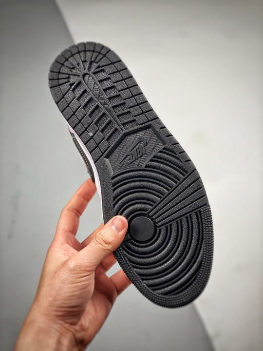 Air jordan 1 low violet shock/black-tropical twist