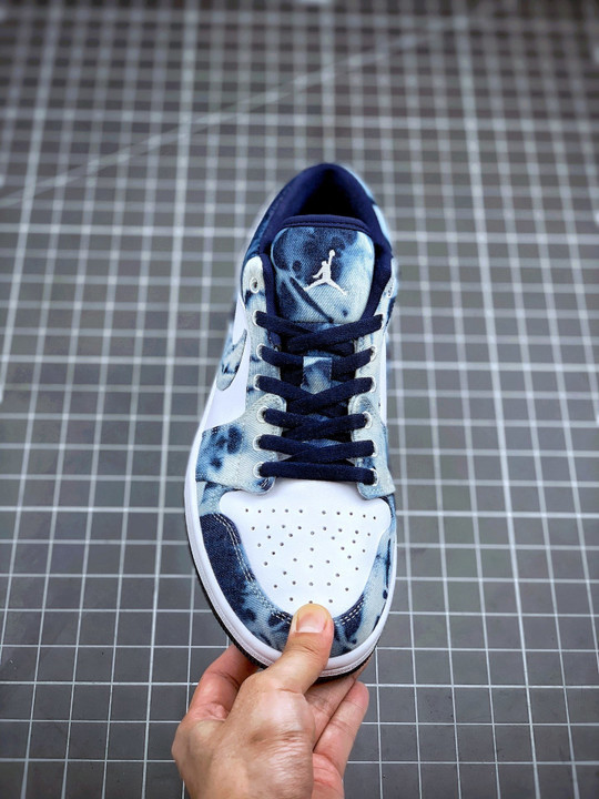 Air jordan 1 low washed denim cz8455-100